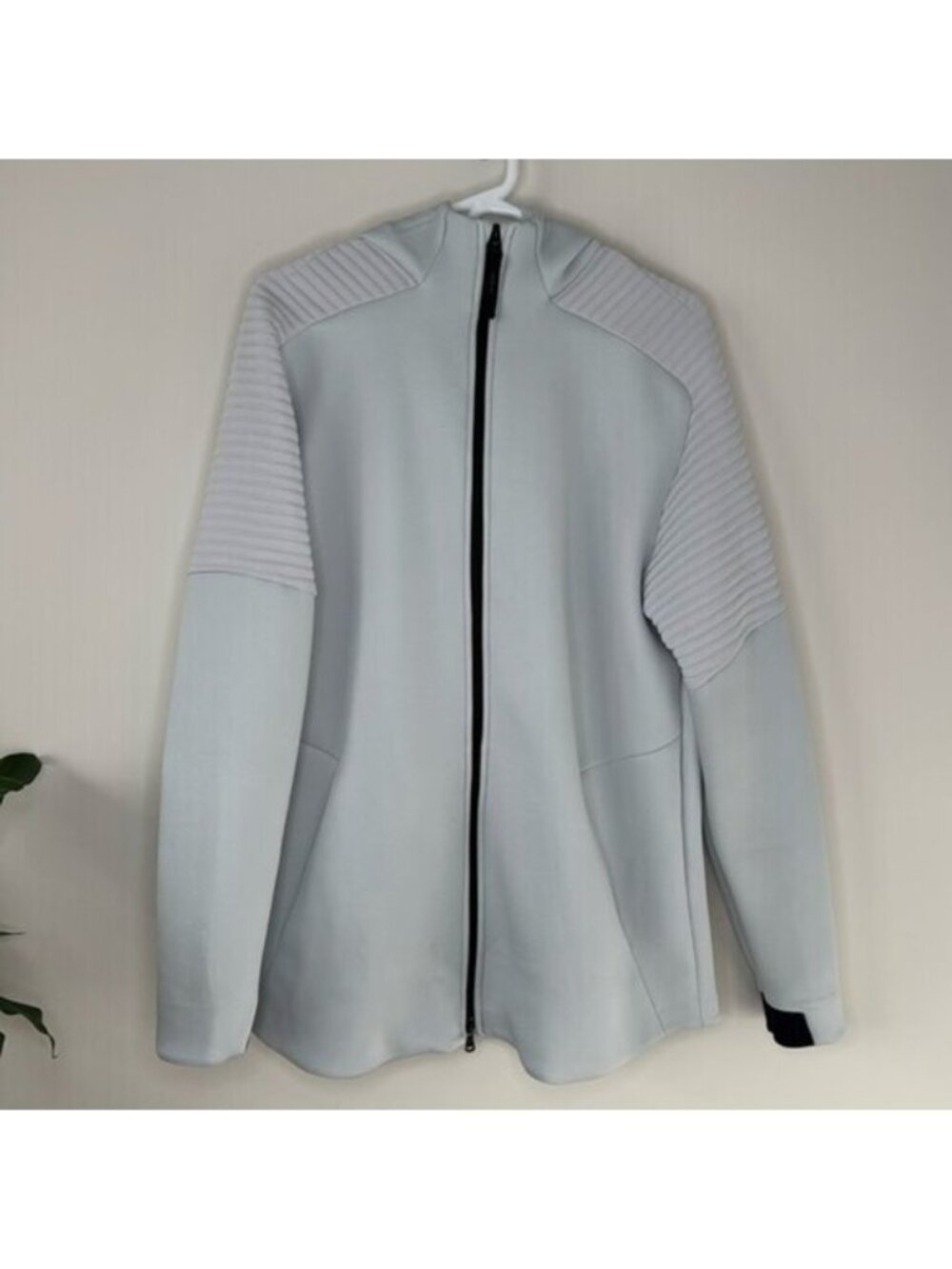 Under Armour Men Light Blue Move Airgap Zipper Hoodie Jacket Size XL